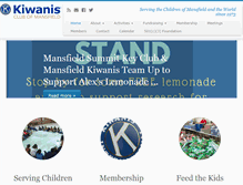 Tablet Screenshot of kiwanis76063.org